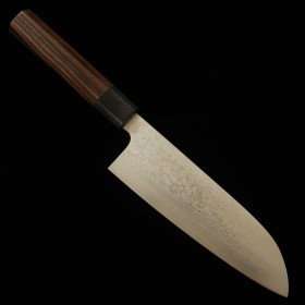 Japanischer Santoku messer - KUROSAKI MAKOTO - STYLE-K - Edelstahl VG7 - Damast - Größe : 16.5cm