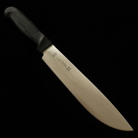 Japanischer Kochmesser Atama Otoshi - MASAHIRO - Edelstahl MBS26 - Elastomerharz Griff - Größe : 23.5cm