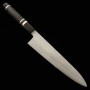 Japanischer Kochmesser Gyuto - MIURA - Obidama Serie - Edelstahl STRIX - Damast - Größe : 24cm