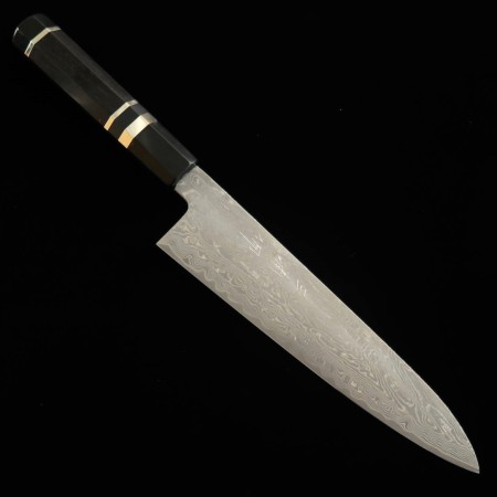 Japanischer Kochmesser Gyuto - MIURA - Obidama Series - Edelstahl STRIX - Damast - Größe : 21cm