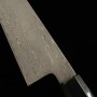 Japanischer Kochmesser Gyuto - MIURA - Obidama Series - Edelstahl STRIX - Damast - Größe : 21cm