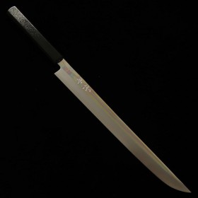 Japanischer Kengata Yanagiba messer - KAGAEKIYO - Hirame nuri Serie - Edelstahl VG10 - Größe : 30cm