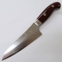 Japanese Petty knife - KATAYAMA - Akatsuki series - Stainless SG2 - Damascus - Micarta handle - Size : 13cm