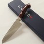 Japanese Petty knife - KATAYAMA - Akatsuki series - Stainless SG2 - Damascus - Micarta handle - Size : 13cm