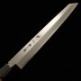 Japanese Kengata Yanagiba Knife - SUISIN - Silver3 Ginsan - Size:27cm