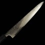 Japanese Slicer knife - MIURA - Stainless SLD - Uzunami - Custom handle - Size:24cm