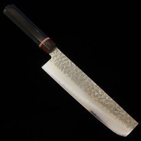 Japanese Nakiri Knife - MIURA KNIVES - Aka Tsuchime VG10 Serie - Si...