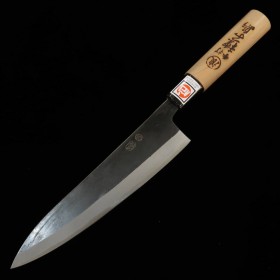 Japanese Utility Knife - IKENAMI HAMONO - White steel 1 - Stainless clad Sizes 13/15/18cm