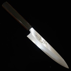 Japanese Petty Knife - KAGEKIYO - Urushi Kuroro Serie - Carbon Blue Steel No.1 - Size: 15cm