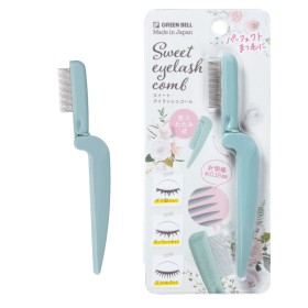 Straight eyelash comb - GREEN BELL　EC-66