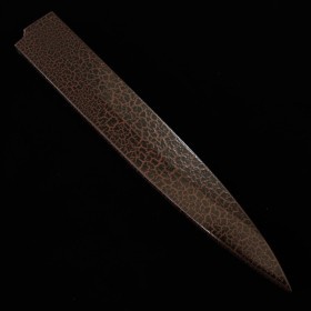 Sheath(saya) for Japanese Yanagiba Knife - brown color - size: 24cm