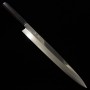 Japanese Yanagiba knife - MIURA - Obidama series - Stainless VG10 - Mirrored finish - Ebony wood handle - Size : 30cm