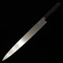 Japanese Yanagiba knife - MIURA - Obidama series - Stainless VG10 - Mirrored finish - Ebony wood handle - Size : 30cm