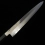 Japanese Yanagiba knife - MIURA - Obidama series - Stainless VG10 - Mirrored finish - Ebony wood handle - Size : 30cm