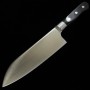 Japanese santoku Knife - MIURA - Molybdneum - Black wood handle -Size: 17cm