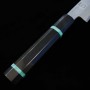 Japanese Yanagiba-Sashimi Knife - Nakagawa Satoshi - Ren - Blue carbon steel No.1 - Turquoise Handle - size: 27/30cm