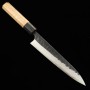 Japanese Petty knife - MASAKAGE - Koishi series - Super blue steel - Magnolia wood handle - Size : 15cm