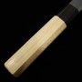 Japanese Nakiri knife - MIURA - Blue steel No.1 - Stainless crad - Kurouchi - Size : 16.5cm