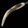 Japanese Chef knife Gyuto - HATSUKOKORO - Shinkiro series - Super blue steel - Deer antler handle - Size : 24cm
