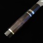 Japanese Chef Knife Gyuto - MIZUNO TANRENJO - Honyaki - Mirrored Finish - Engraved with a Dragon - Ebony handle - size: 24cm