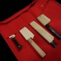 MIURA - Original Knife roll - Pure Cotton Canvas - size: 51×48cm - 5 colors