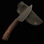 Capper's Petty ‐ B-1 Model - 80CrV2 - Natural Wood Handle - with Kydex Sheath - size: 9.5cm