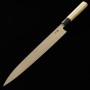 Japanese Yanagiba knife - MIURA - Stainless Silver3/Ginsan - Magnoliawood handle - size: 27/30cm