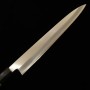 Japanese Yanagiba knife - MIURA - Stainless Silver3/Ginsan - Magnoliawood handle - size: 27/30cm