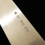 Japanese Santoku Knife - MIURA - White carbon steel No.2 - Itadaki Series - Hairline brushed finish - size: 18cm