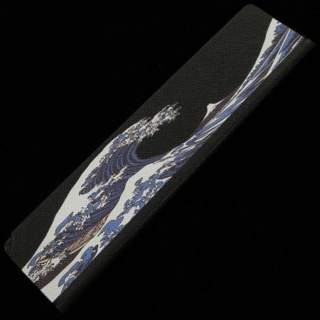 Magnetic Plastic knife sheath - for Santoku/Bunka knife - Kanagawa okinamiura/ The Great Wave off Kanagawa series - size: 180mm