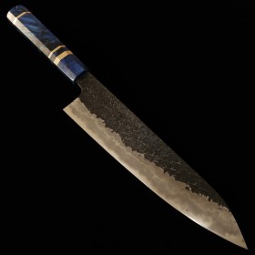 Japanischer Kochmesser Gyuto - MANAKA KISUKE - ENN Serie - Carbon blauer stahl Nr.1 - Größe : 24cm