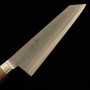 Japanese Chef knfe Kiritsuke - HADO - Ohryu series - Semi stainless SLD - Nashiji - Walnut wood handle - Size : 21cm