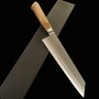 Japanese Chef knfe Kiritsuke - HADO - Ohryu series - Semi stainless SLD - Nashiji - Walnut wood handle - Size : 21cm