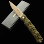 Japanese pocket knife - Mcusta - SPG2 - Shinra Maxima Emotion Shinari Series - MC-0203G ‐ size: 92mm