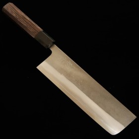 Japanese Nakiri Knife - HATSUKOKORO - SKD - Nashiji - Wenge wood handle - size: 16.5cm
