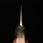 Japanese nakiri knife- HATSUKOKORO - Nashiji - White carbon No.2 - Wenge handle - Size:16.5cm