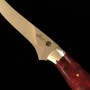 Japanese Filet Knife - Asurah knives × Miura Knives - Collaboration knife series - SUS420J2 ‐ Mirror Finish - Red - Size:15cm