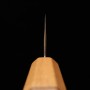 Japanese Santoku Knife - MIURA - Samidare - V1 - Hammered - Brown ash handle - size: 17cm