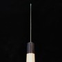 Japanese Santoku knife - KAGEKIYO - Stainless ZA-18 - Black damascu - Walnut wood handle - Size : 18cm