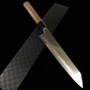 Japanese Chef knife Wa-Kiritsuke - KAGEKIYO - Stainless Ginsan - Walnut wood handle - Size : 24cm