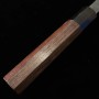 Japanese Petty knife - HATSUKOKORO - Blue carbon steel No.2 - Kumokage Damascus Finish - Wenge wood handle - size: 15cm