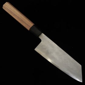 Japanese Bunka knife - MIURA - VG10 - Hammered - Walnut handle - size: 14cm