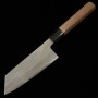 Japanese Bunka knife - MIURA - VG10 - Hammered - Walnut handle - size: 14cm