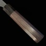 Japanisches Nakiri-Messer - ANRYU - Kurouchi Aogami Tsuchime Serie - Größe: 16,5cm