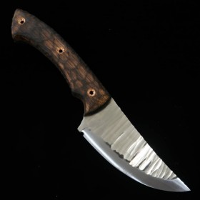 Custom Knife - PROMETHEUS - Thor - Black Claw - wood handle - E