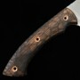 Custom Knife - PROMETHEUS - Thor - Black Claw - wood handle - E