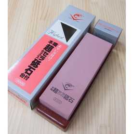 Whetstone knife sharpener (with plastic base and 600 grit adjustment stone) - 3.000 Grit - NANIWA CHOSERA