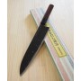 Japanese Handmade Santoku Knife - Sasa No Ha - TAKEDA HAMONO - Super Blue Steel - Size: 24cm