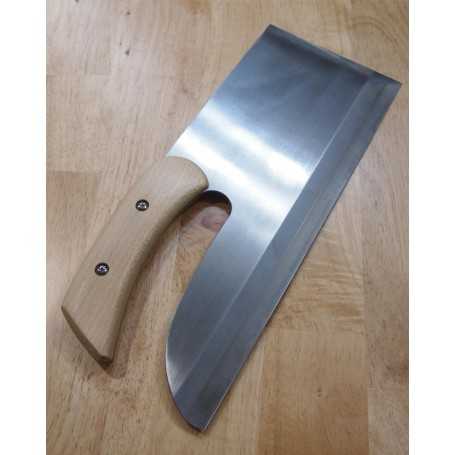 Japanese Sobakiri Menkiri Knife - MIURA - White Steel No.2 for right-handed - Size: 33cm