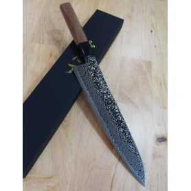 Japanese Chef Knife- Kagekiyo – ZA18 – Black damascus Sizes: 24cm